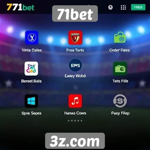 Exploração das funcionalidades do site 71bet