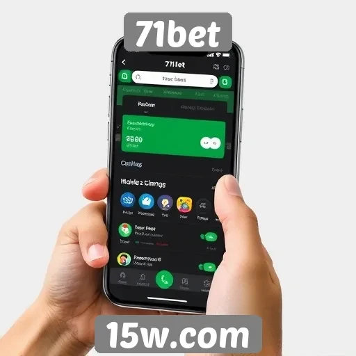 Funcionalidades do aplicativo móvel do 71bet