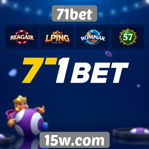 Diversidade de jogos disponíveis no 71bet