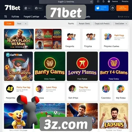 Análise das opções de jogos disponíveis no site 71bet